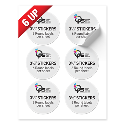 Stickers - 3.33" Round Labels