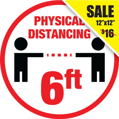 Physical Distancing 6ft